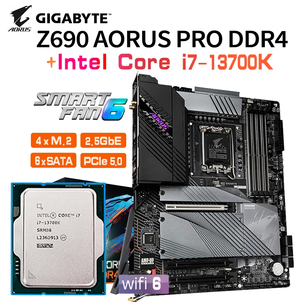 Intel I5 12600KF + Z690 Aorus Pro gigabyte cpu and mobo