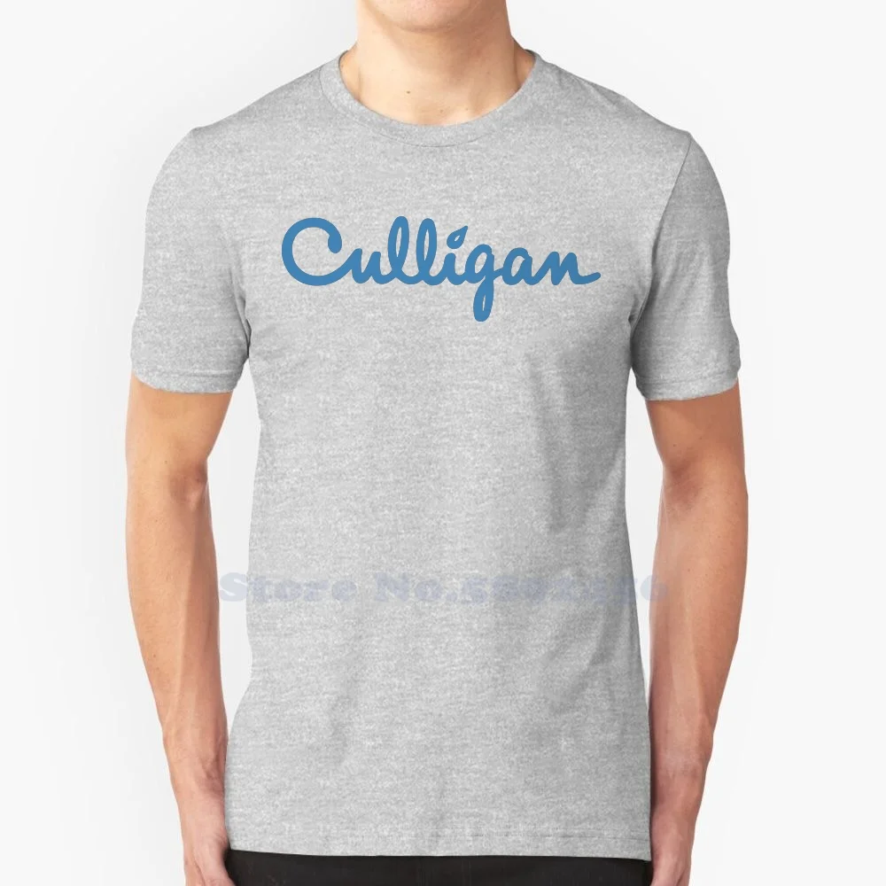 Culligan Casual Streetwear Stampa Logo T-Shirt Grafica 100% Cotone Tee