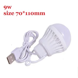 Portable LED USB Bulb for Camping, Reading, and Travel (Cool White)
