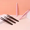 Karsyngirl 2/3Pcs Stainless Steel Straight and Curved Eyelashes Tweezers Eyelash Extension Tweezers False Eyelashes Makeup Tools 4