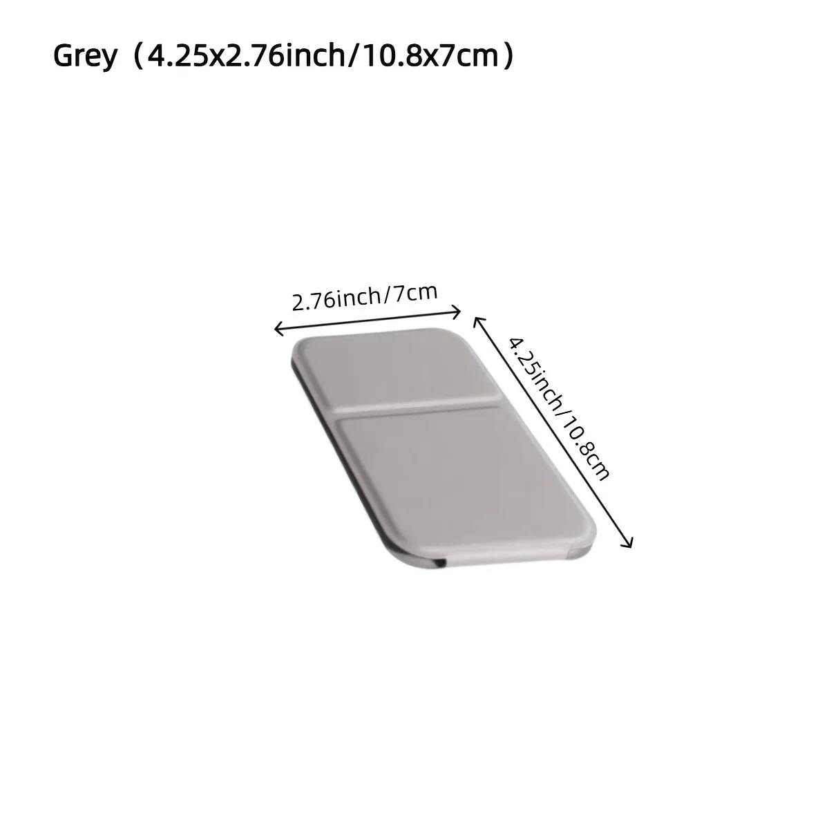 Grey 4.25x2.76inch