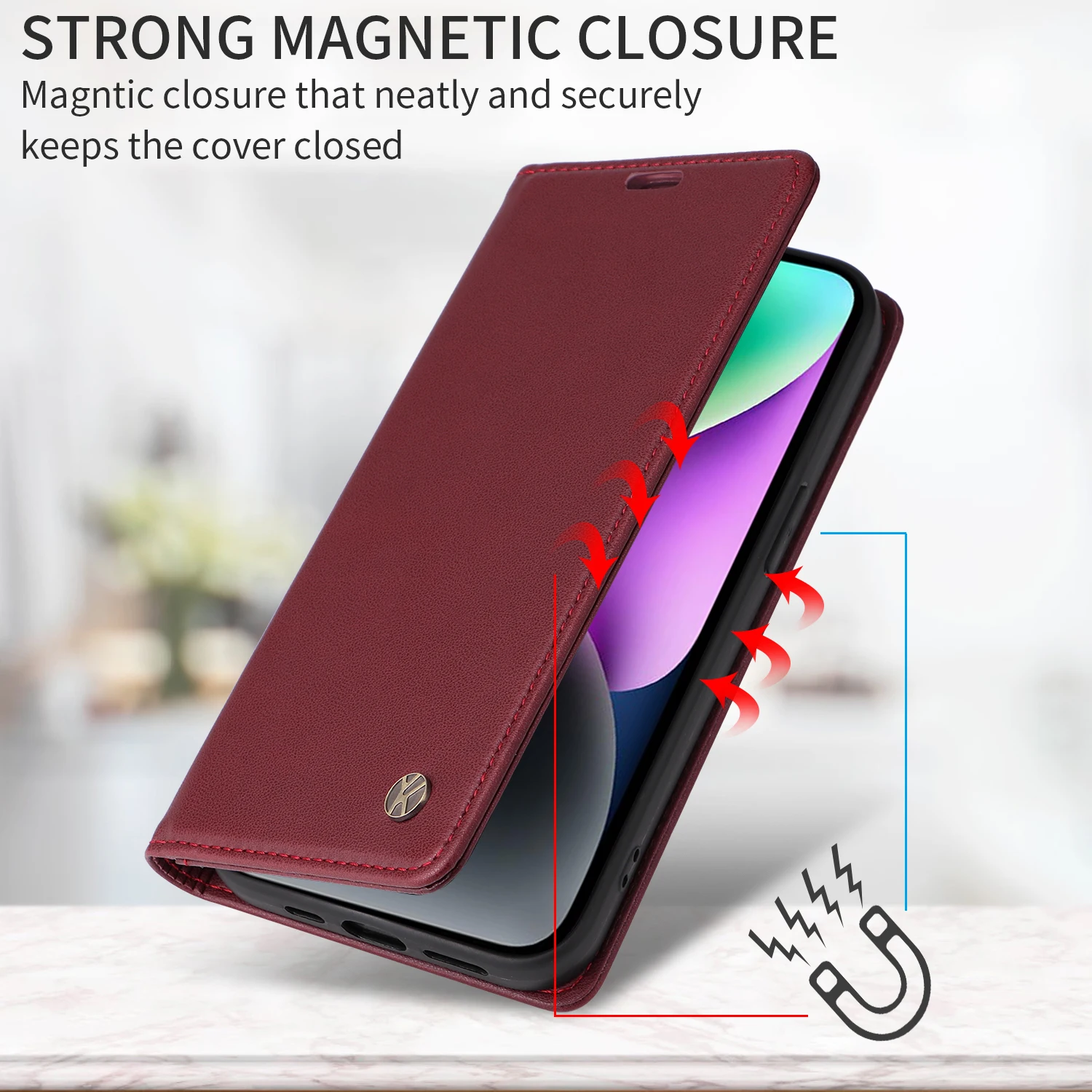 Premium Wallet Leather Case