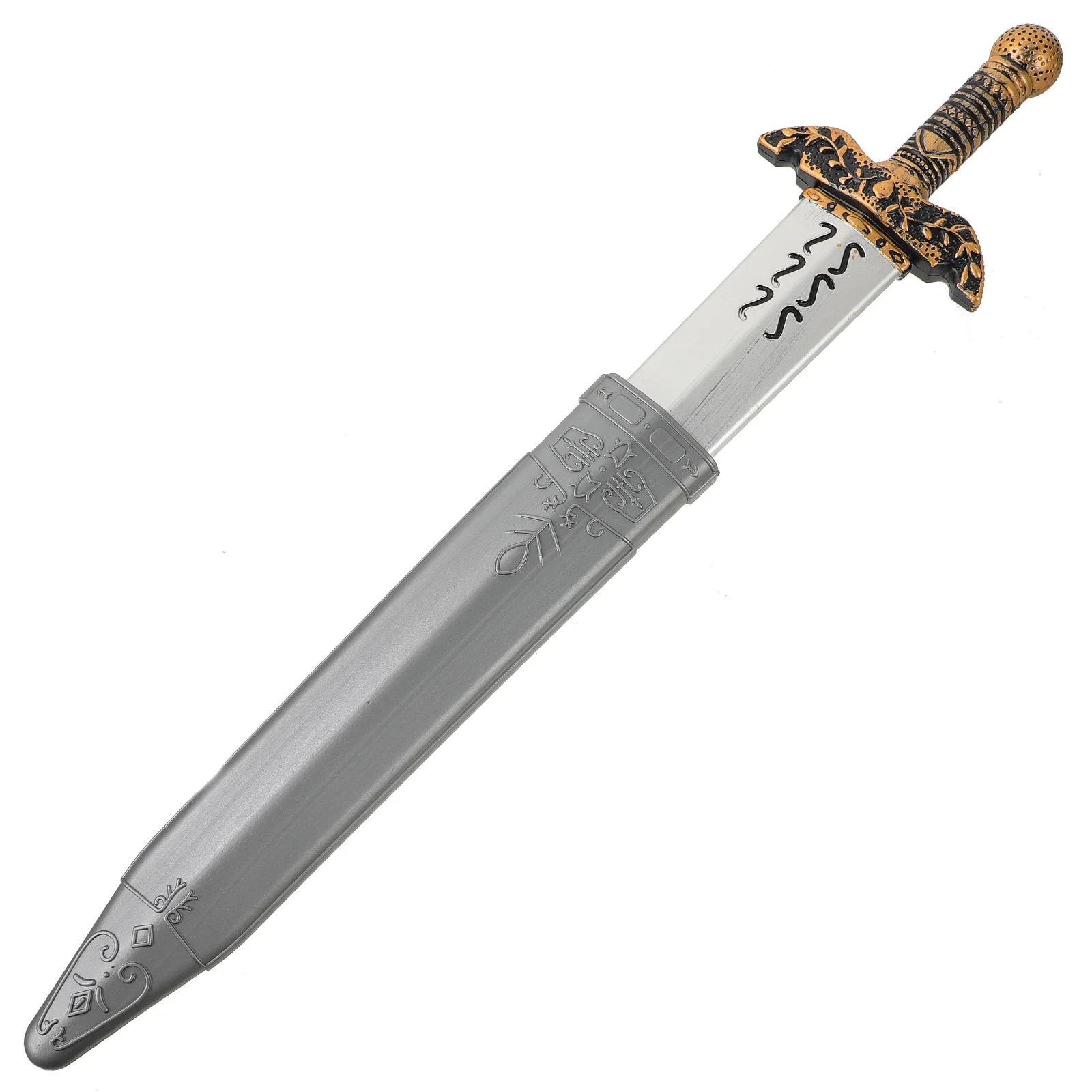 Plastic Safe Toy Sword Roman Sword Prop Equipment Halloween Costume Cosplay Supplies Decorative Fake