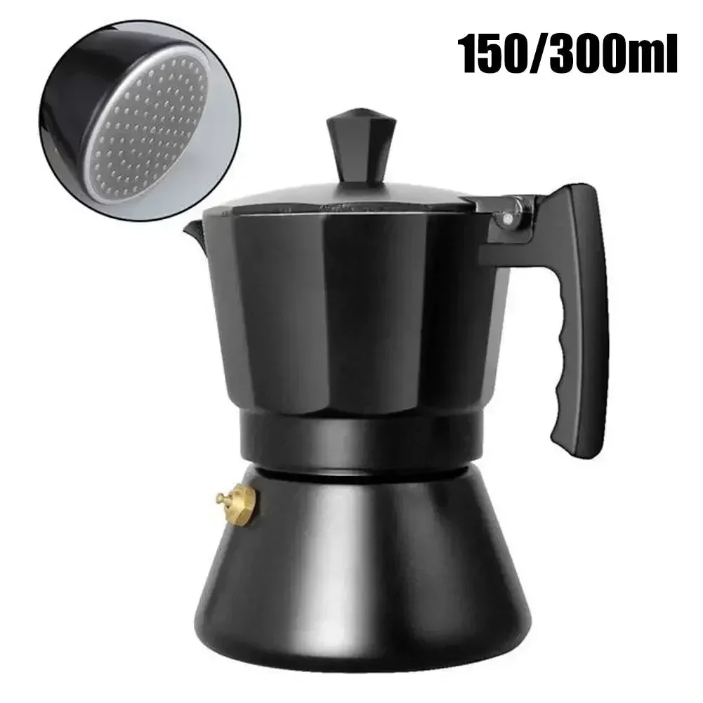 150/300ML Aluminum Moka Italian Mocha Pot Espresso Coffee Maker Induction Cooker Percolator Stove Top Pot Coffee Machine 3