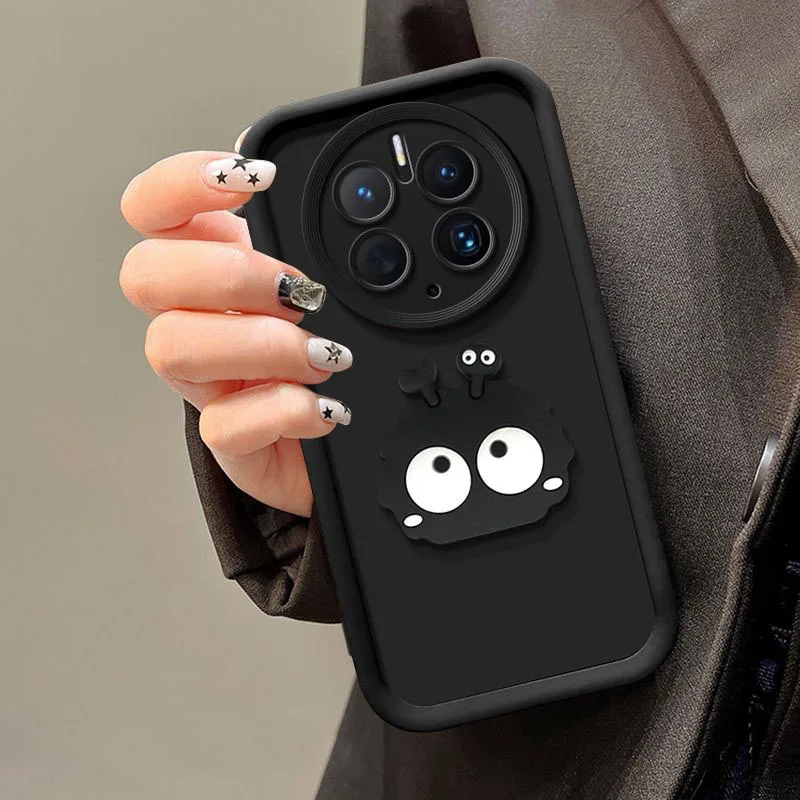 Honor Magic8Pro Silicone Phone Case with 3D Eyes Design and Hand Strap