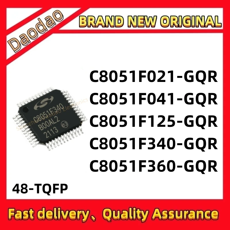 

Quality Brand New C8051F021-GQR C8051F041-GQR C8051F125-GQR C8051F340-GQR C8051F360-GQR IC MCU Chip 48-TQFP