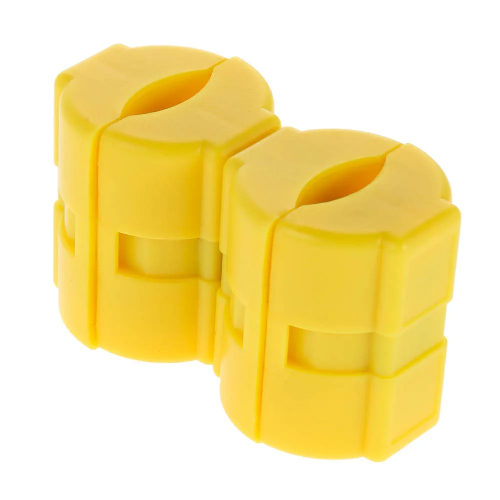 2pcs Car Fuel Economizer Energy-Saving Emission Reduction Device Magnetic Fuel Gasoline Saver with Tighten Band
