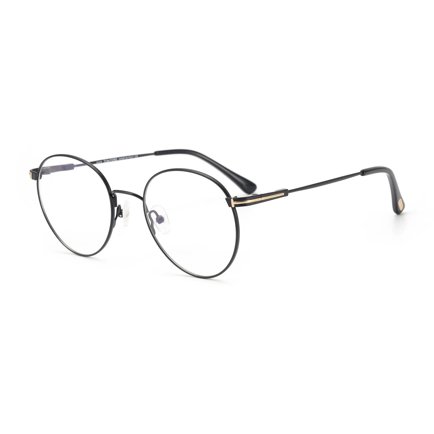 

Men's Prescription Eyeglass Frame Fashion Women's Reading Eyeglass Frame Titanium Circular Large Frame Luxury Brand TF5418