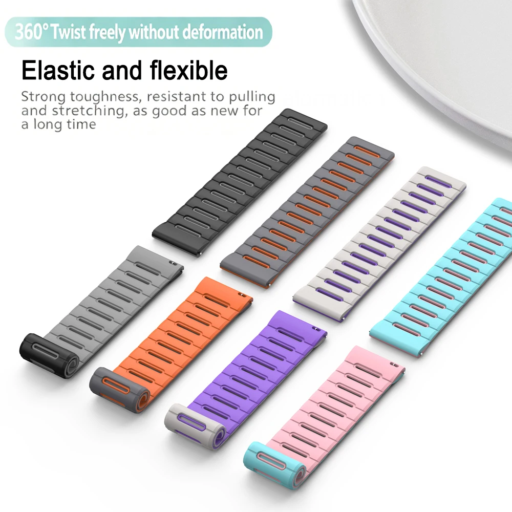 Magnetic Silicone Sports Band with 20mm/22mm Strap Options
