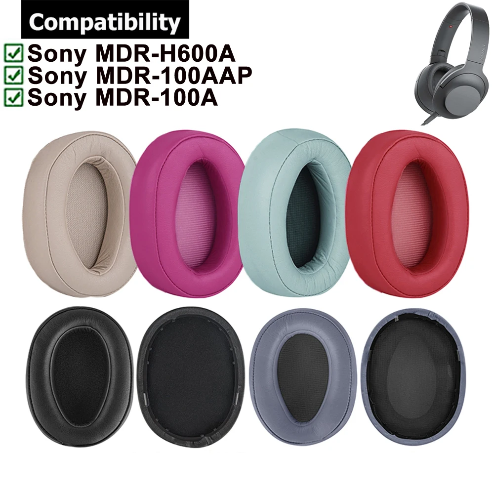 

Earmuff Repair Parts For Sony MDR-H600A 100A MDR-100AAP Ear Pads Headphone Earpads Cushion Cover Earphone Accessories