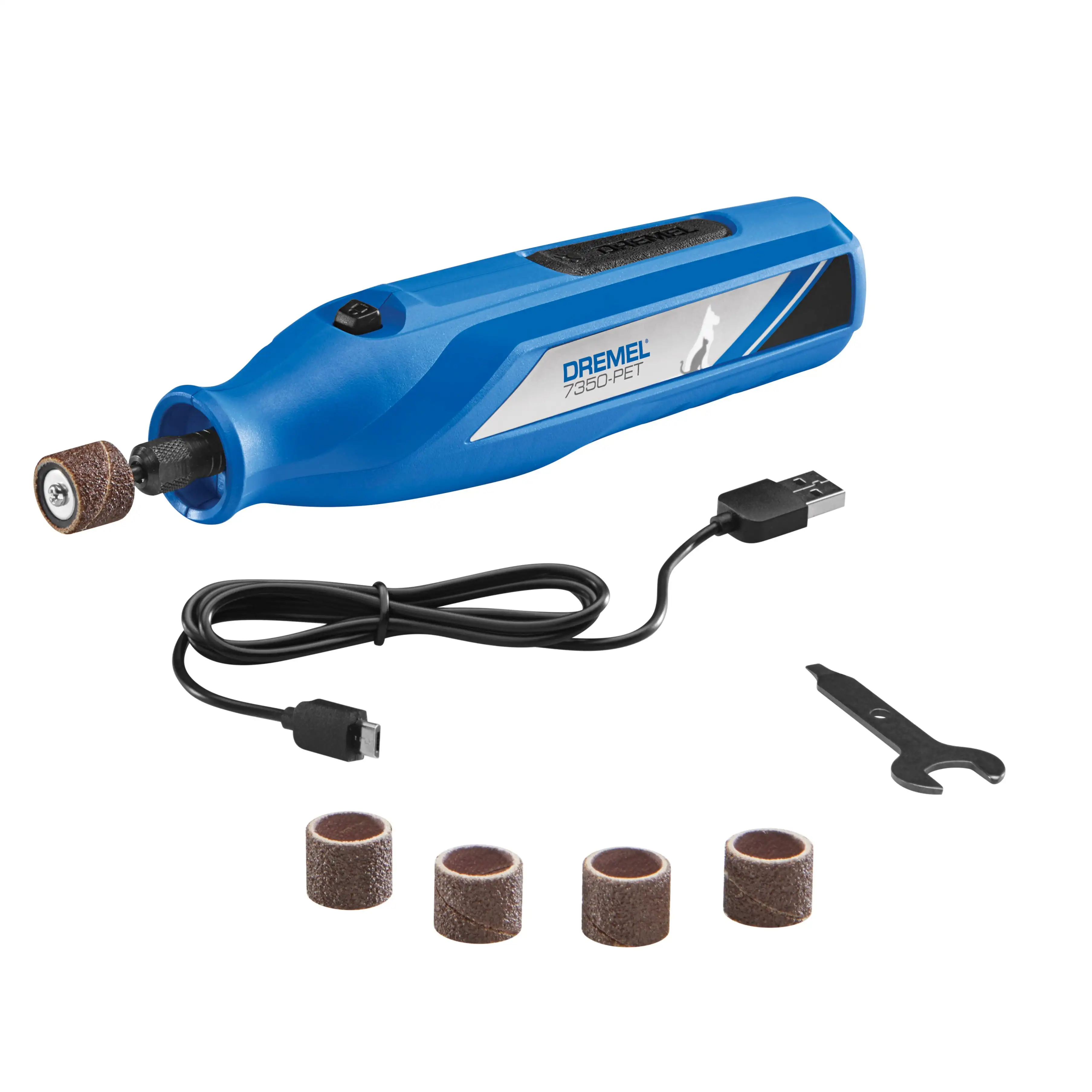 

Dremel 7350-Pet 4V маникюрная машинка для домашних животных и собак, простой в использовании и безопасный триммер для ногтей, профессиональная женская-работает на большой,