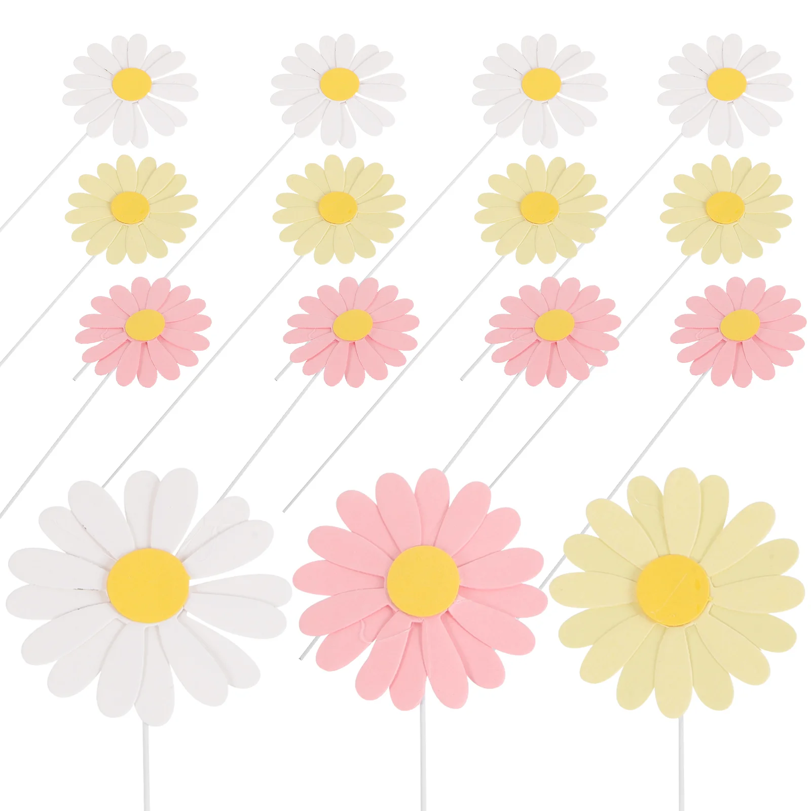 

Daisy Cupcake Toppers Cake Pick Flower Cake Topper Daisy Flower Cake Picks Birthday Cake Picks Daisy Flower Cake Toppers