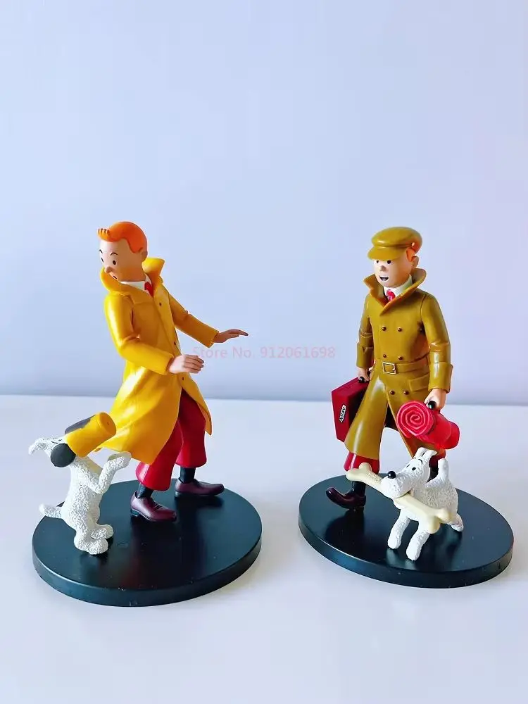 New Adventures Of Tintin Anime Figure Tintin And Snowy Action