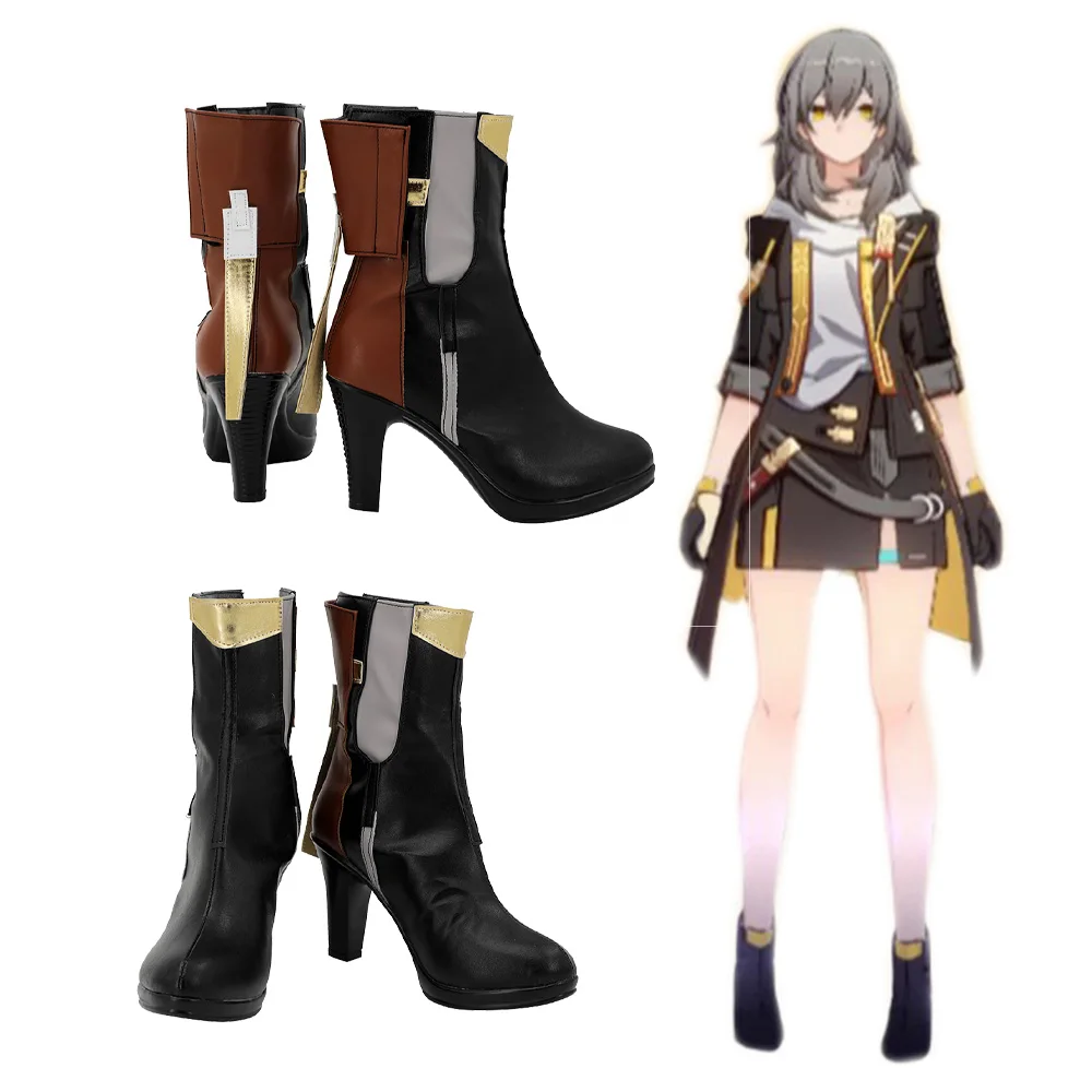 

Game Honkai Star Rail Trailblazer Cosplay Shoes Boots Men Women Roleplay Fantasia Halloween Costumes Accessory Custom Made