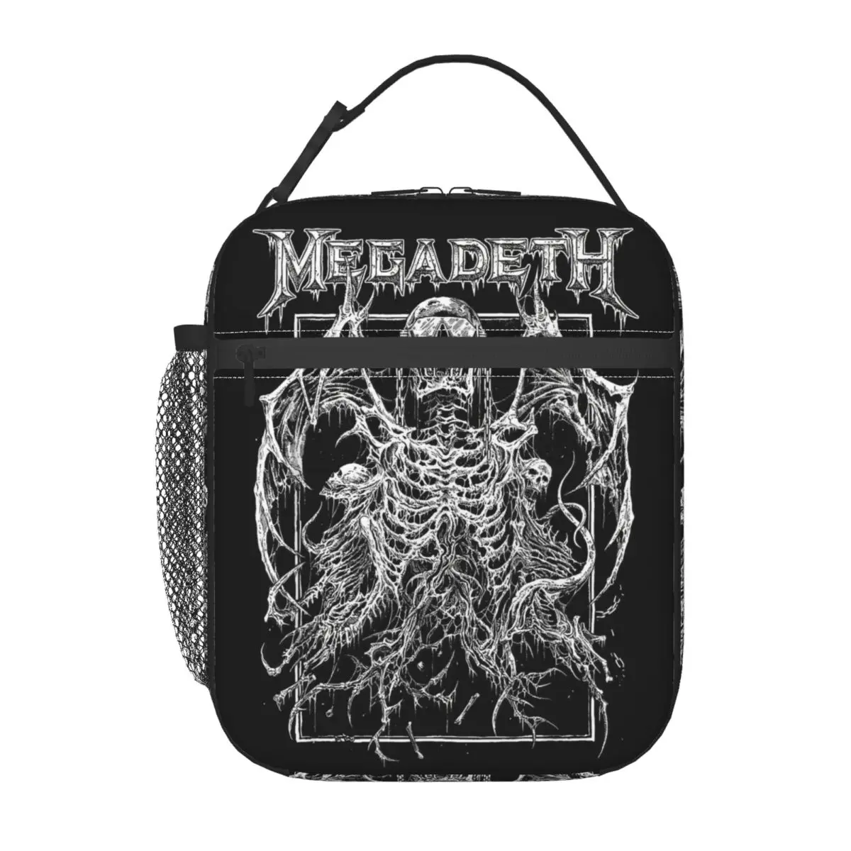 Megadeths Rock Band Vic Rising Insulated Lunch Bags Food Container Portable Cooler Thermal Lunch Box For Work