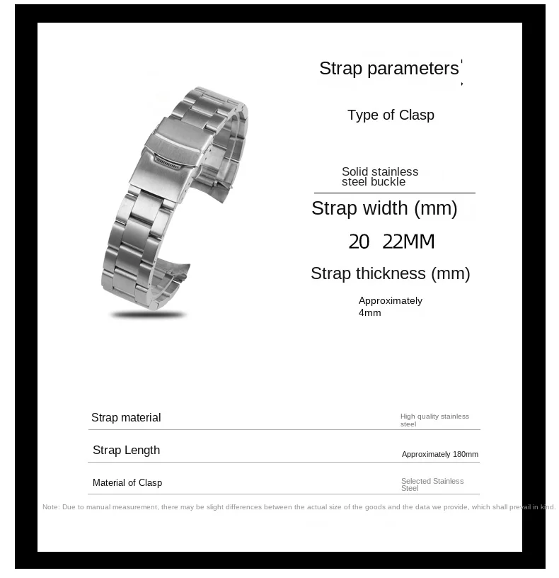 Edelstahlarmband für Seiko Nr. 5 SKX007 skx009 Uhr 20 22 mm gebogenes Armband für Oyster SSK003 für gebogenes Jubilee-Armband – Detail 5