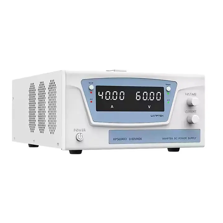WANPTEK 60V 40A 벤치형 DC 조정 가능 전원 공급 장치, 실험실, 수리, 설계, 테스트, 측정, 학교, 충전, 전기도금, KPS6040D