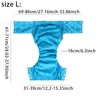 4PCS Adult Diapers with Insert Patients Elderly Washable Double opening Cloth Diaper Incontinence Solid Underwear Pants New 3