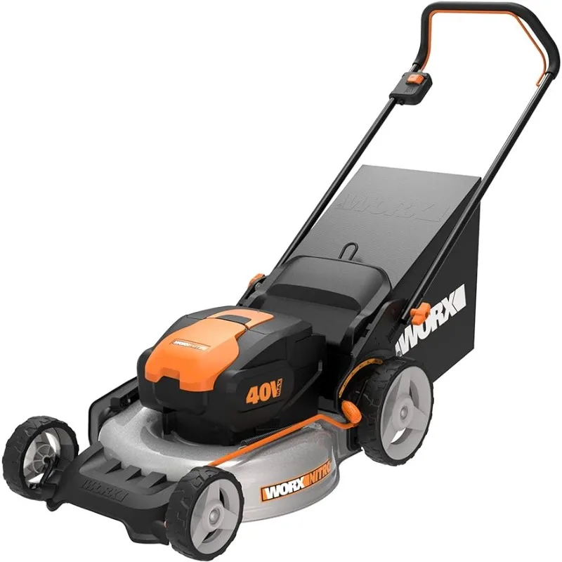 

Worx Nitro 40V 20" Cordless Lawn Mower,3-in-1 Battery Lawn Mower with 7-Position Height Adjustment–2 Batteries&Charger Included