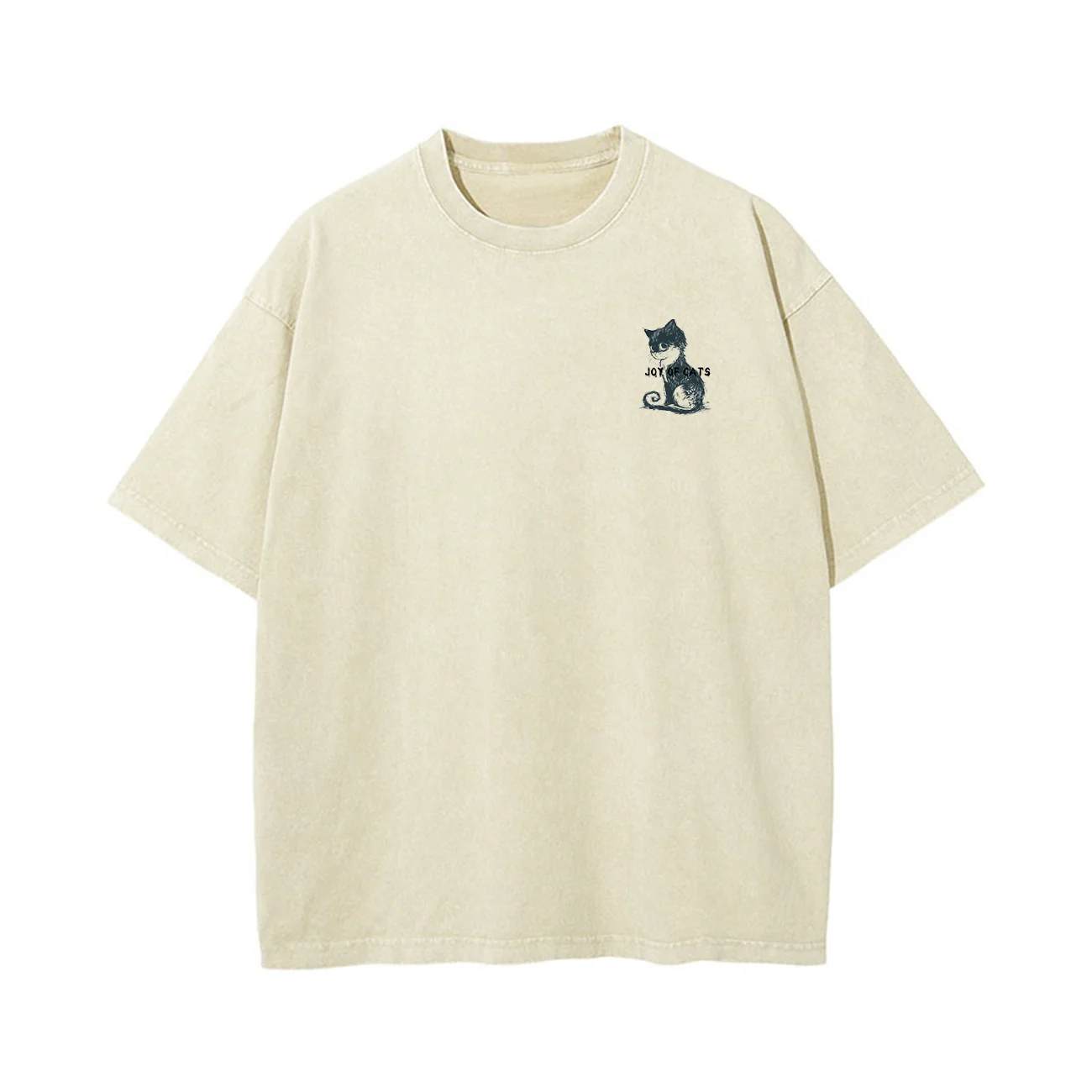 [NERDY] Handsome Cat Wappen Short-Sleeve T-shirt ★大人気★ NERDY ]☆25SS☆HANDSOME CAT WAPPEN SHORT SLEEVE T-SHIRT