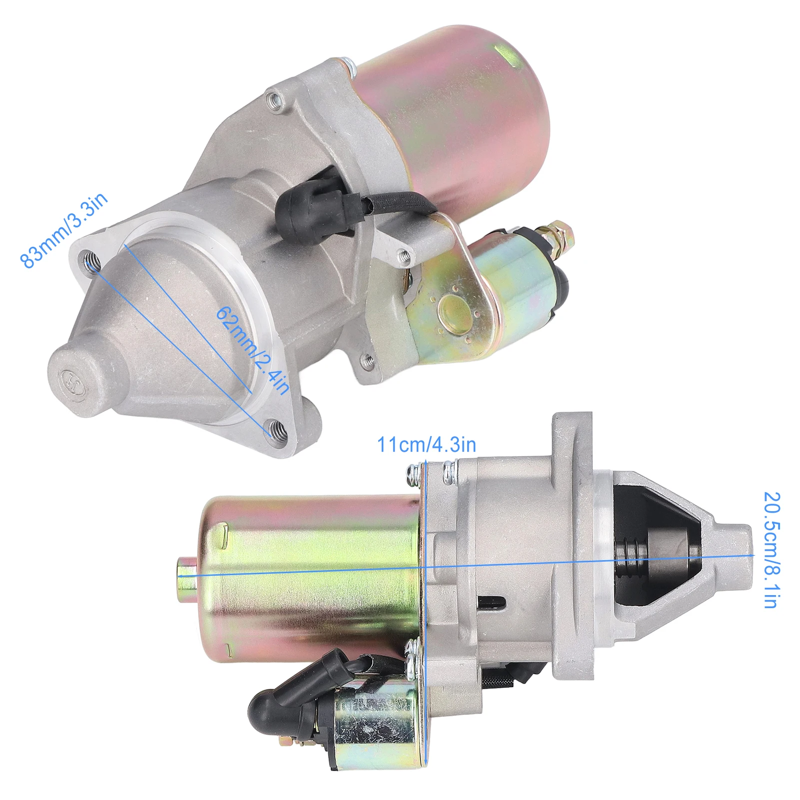 Description Picture 4 of itemGasoline Generator Starter Motor Replacement 5 to 8KW Electrical Gasoline Generator Parts for 182F 188F 190F GX390 GX420