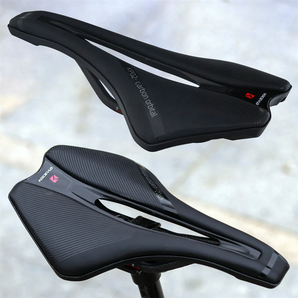 

KOCEVLO Pu+Carbon Fiber Saddle Road Mtb Mountain Bike Bicycle Saddle Cycling Saddle Comfort Races Seat