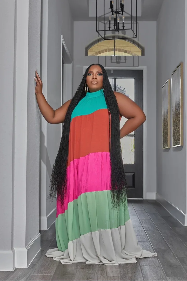 Рисунок 4 - Женское летнее платье-макси с лямкой