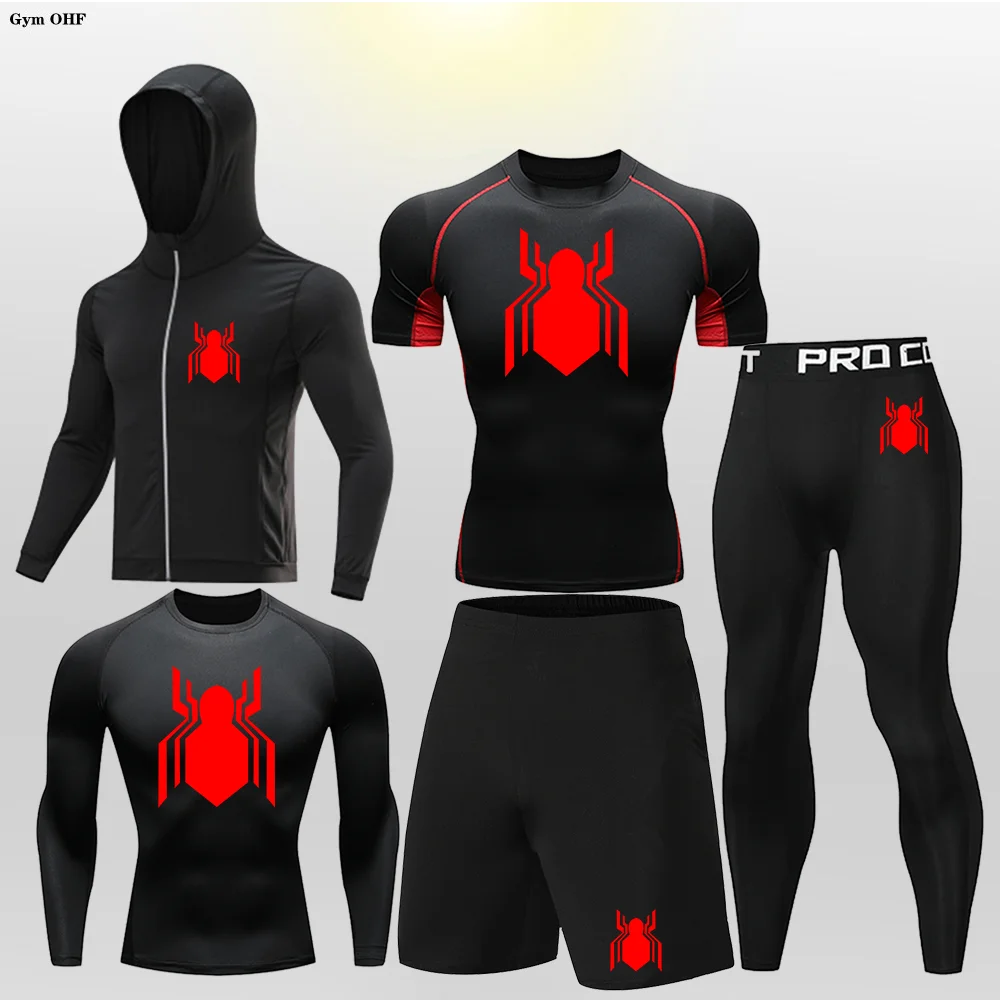 

Rashguard Kid's Sets Dry Fit Training Sportswear Set Gym Fitness Compression Suit Children Jogging Tights Sports Wear Clothes