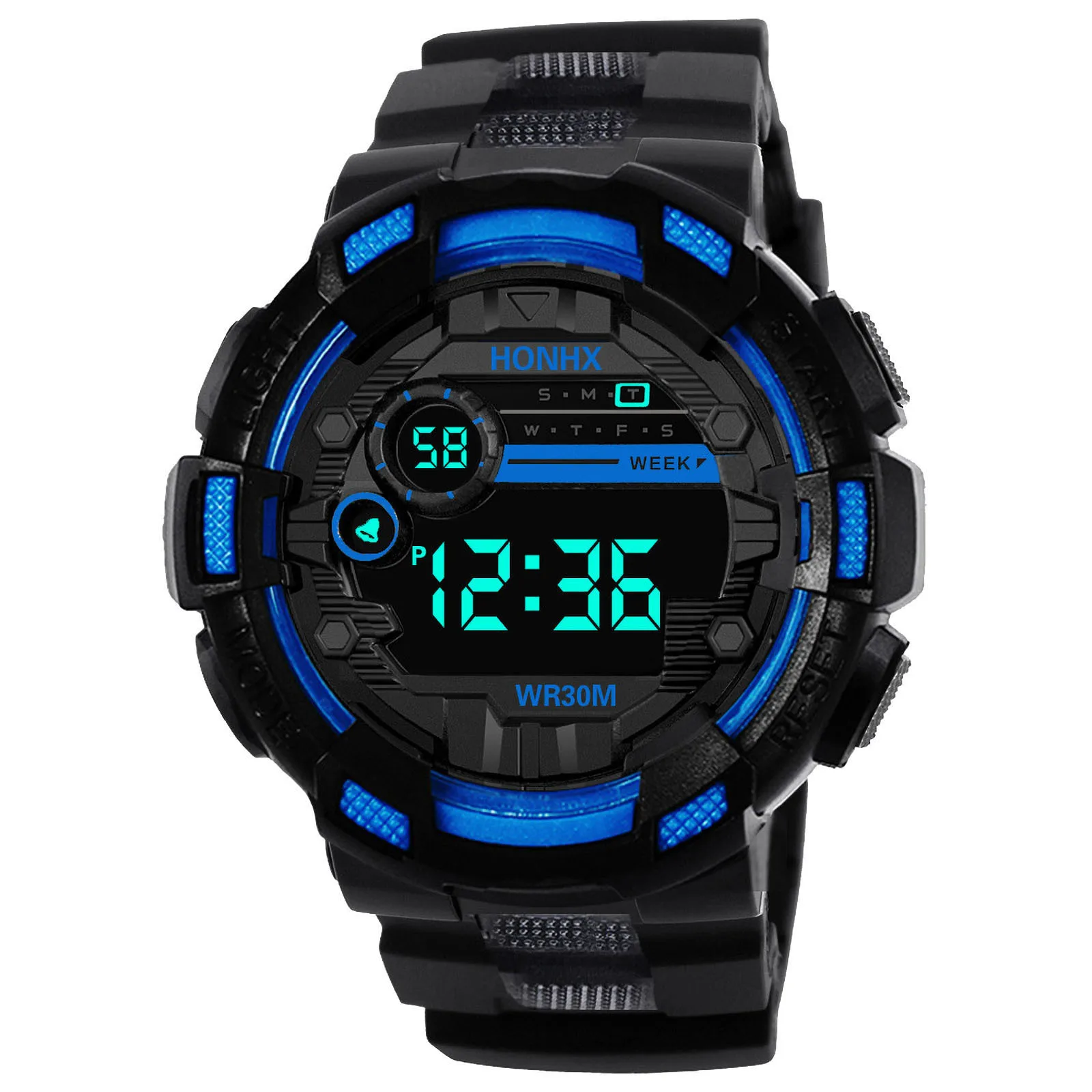 2022 Fashion Men's LED Digital Watch Date Sport Outdoor Electronic Watch for Men Shockproof Military Watches relogio masculino