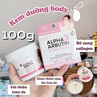 Alpha Arbutin 3 Plus Collagen Brightening Body Lotion Essence Skin Brightening Reduce Melanin Body Lotion 100g 1