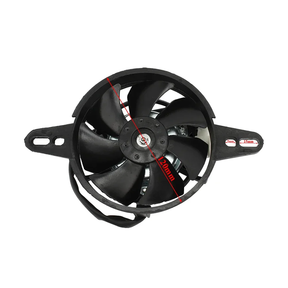 200cc 250cc 300cc Motorcycle Cooling Fan 120mm Dirt Pit Bike Motorcycle ATV Quad Oil Cooler Water Radiator Electric 12V
