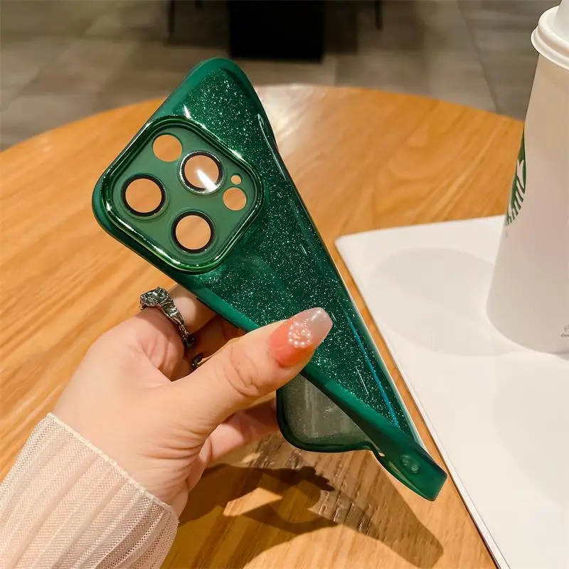 Shimmering Glitter Silicone Soft Phone Case