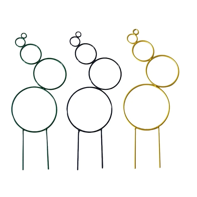 Kerek Rácsos Cserepes Növény 14 Hüvelykes Magas Kerti Mászó Növényi Állványhoz