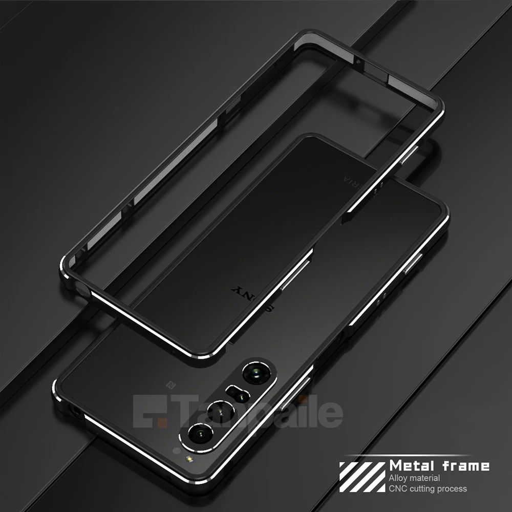 Premium Ultra-Thin Aluminum Protective Case - Sleek Metal Design and Secure Locking Bumper