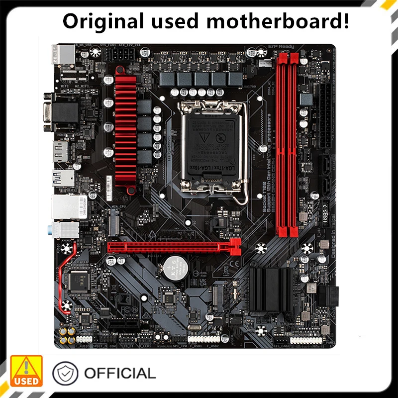 Per B660M Gaming Ddr4 Scheda Madre Lga 1700 Per Intel B660 Ddr4 M.2 Nvme Scheda Madre Desktop Originale Scheda Madre Usata