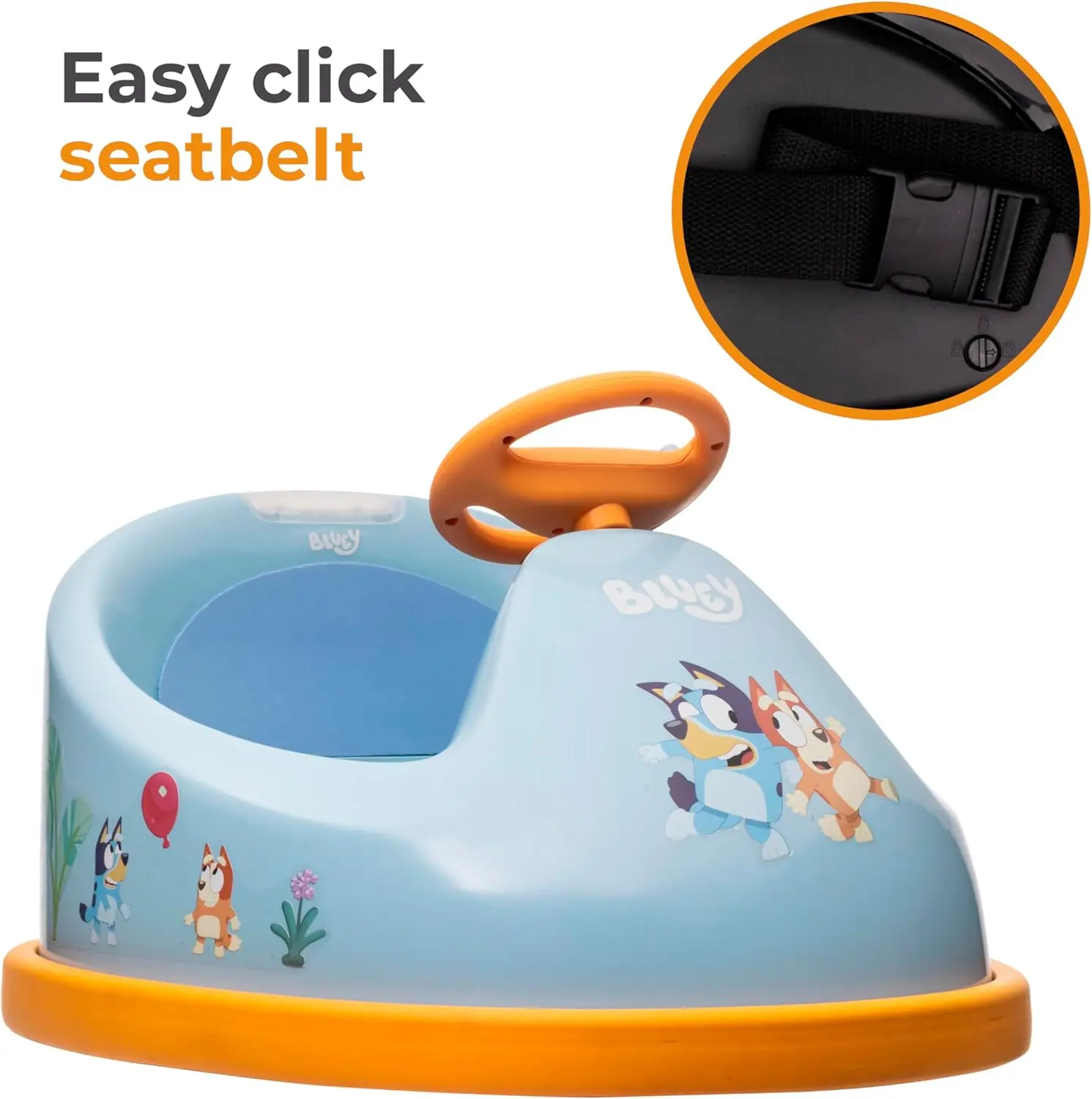 Toddler Bumper Car with Remote Control and 360 Degree Turning, 6V Motor, LED Lights, Gifts for Toddlers