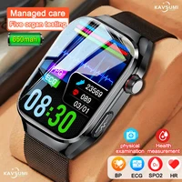 SmartWatch Full touch screen physical examination Blood Pressure Uric Acid  Health Blood Oxygen Body Fat ECG Sport Smart watch 1