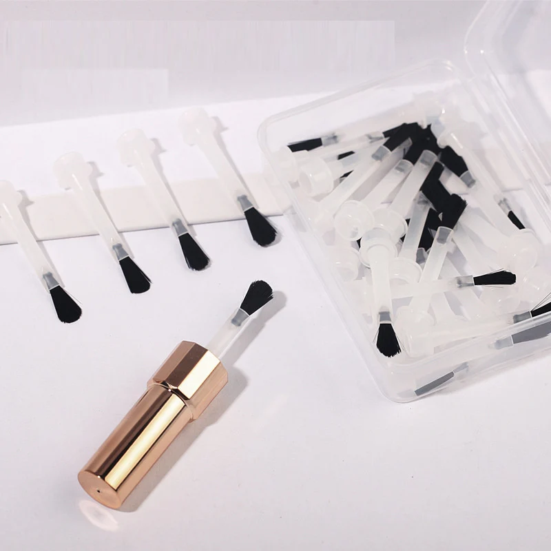 25/66pcs Disposable Nail Polish Brush Nail Polish Replacement Brush Kit ip Powder Liquid Replacement Brushes Manicure Tools 5