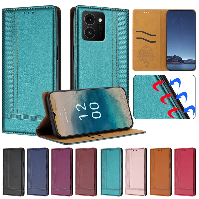Leather Flip Wallet Case | Stylish Protective Phone Cover with Secure Closure