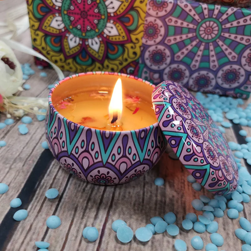 Scented Handmade Candles in Travel Tin