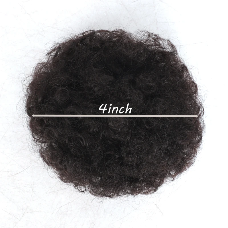 LUPU Afro Puff  Claw Clip Ponytail Kinky Curly Bun Hair Synthetic Short Extensions Hairpieces Updo Hair for Black Women Girls