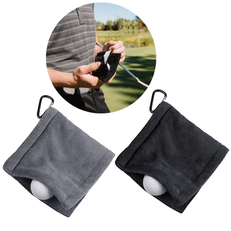 Asciugamano da Golf asciugamano da pallina da Golf in microfibra con moschettone asciugamani da Asciugamano da Golf asciugamano da pallina da Golf in microfibra con moschettone asciugamani da