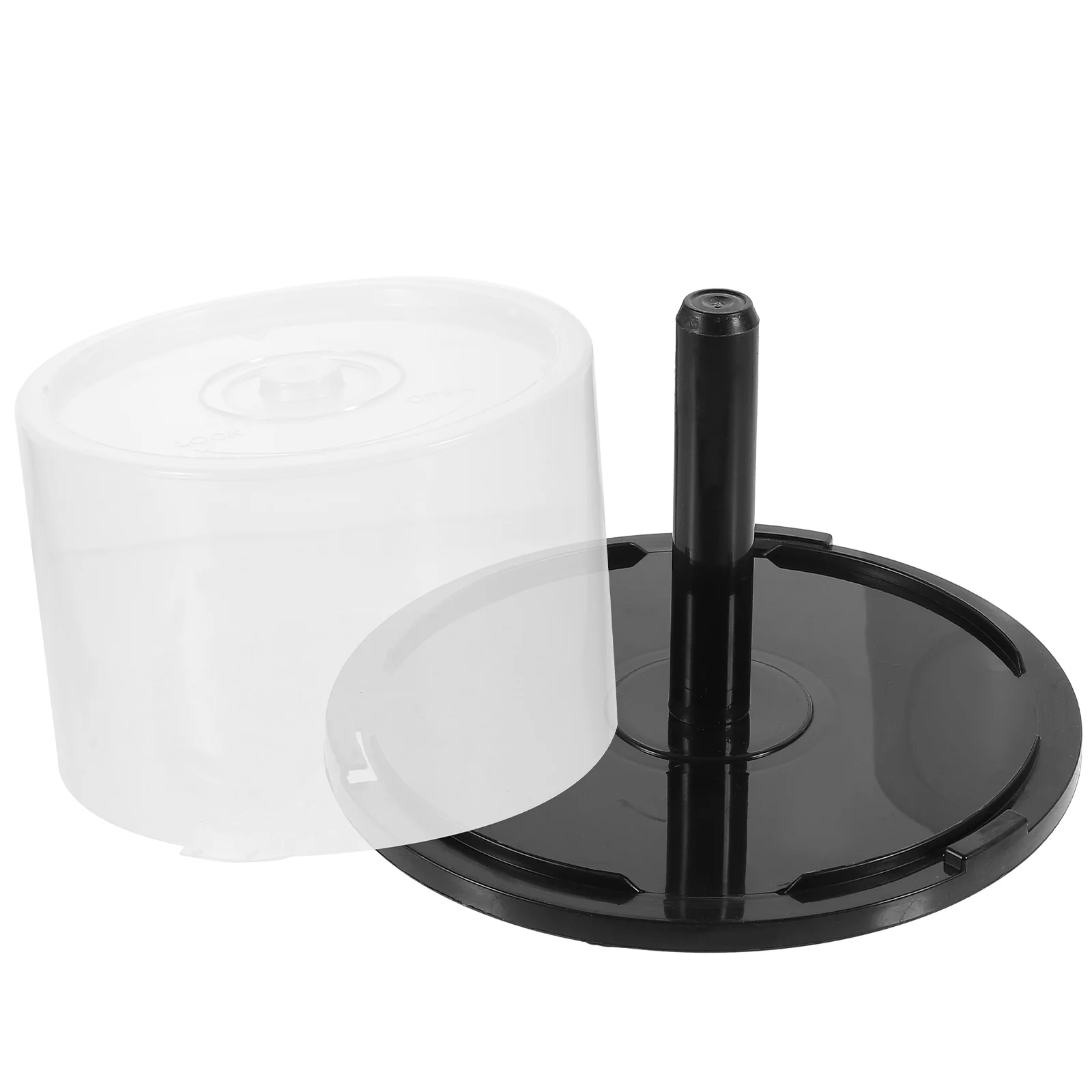 CD 보관함 선반, DVD 버킷 컨테이너 브래킷, 플라스틱 빈 거치대, 2 개