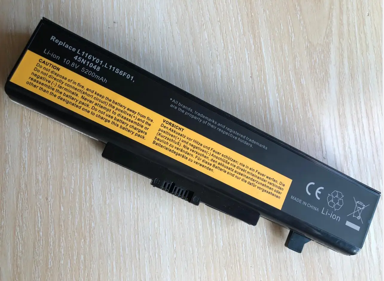 Bateria para Lenovo G500 G505 G510 G580 G710 G580a G700 G710at G585 G580 Y480 Y580 Z480 Z580 Z585 L11l6 m6 n6 c6 S6y01 L11p6r01 - Imagem 5