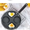 Maifan Stone Four-hole Fried Egg Pan Seven-hole Pancake Pan Home Non-stick Egg Dumpling Poached Egg Frying Pan For Gas Stoves 3