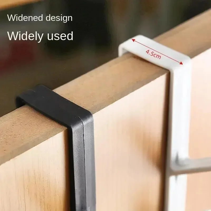 3Pcs Behind the Door Coat Hook Hanger behind the Door Cabinet Wardrobe Dormitory Door Hook Storage Rack