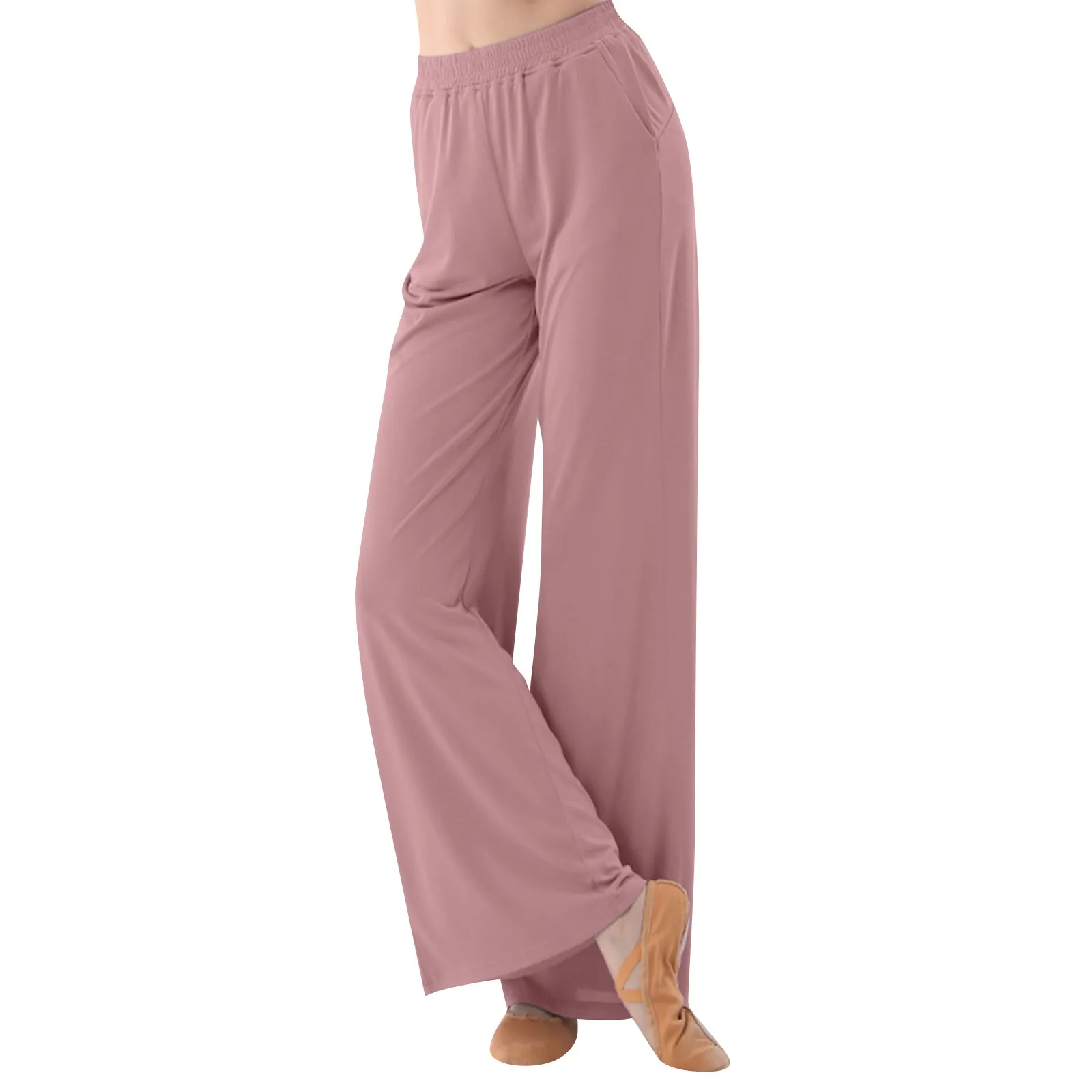 

Women'S Casual Straight Leg Pants Solid Color Casual Long Pants Athletic Nine-Point Pants Korean Reviews Many Clothes Beauty