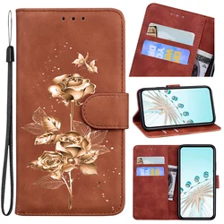 Leather Flip Wallet Case with Stand Function - Protective Cover - OPPO Reno7 Pro 5G (Brown)