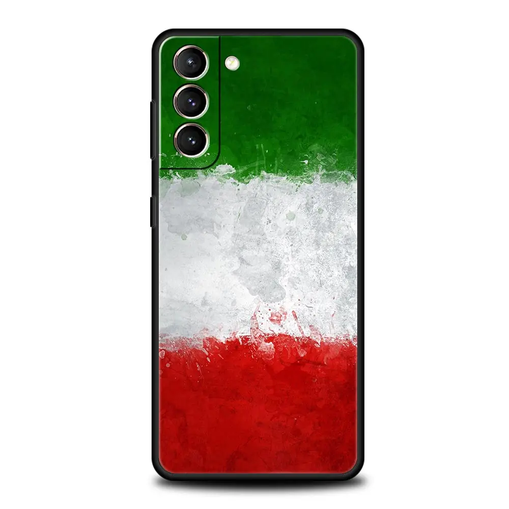 Italian Flag Soft TPU Phone Case Cover