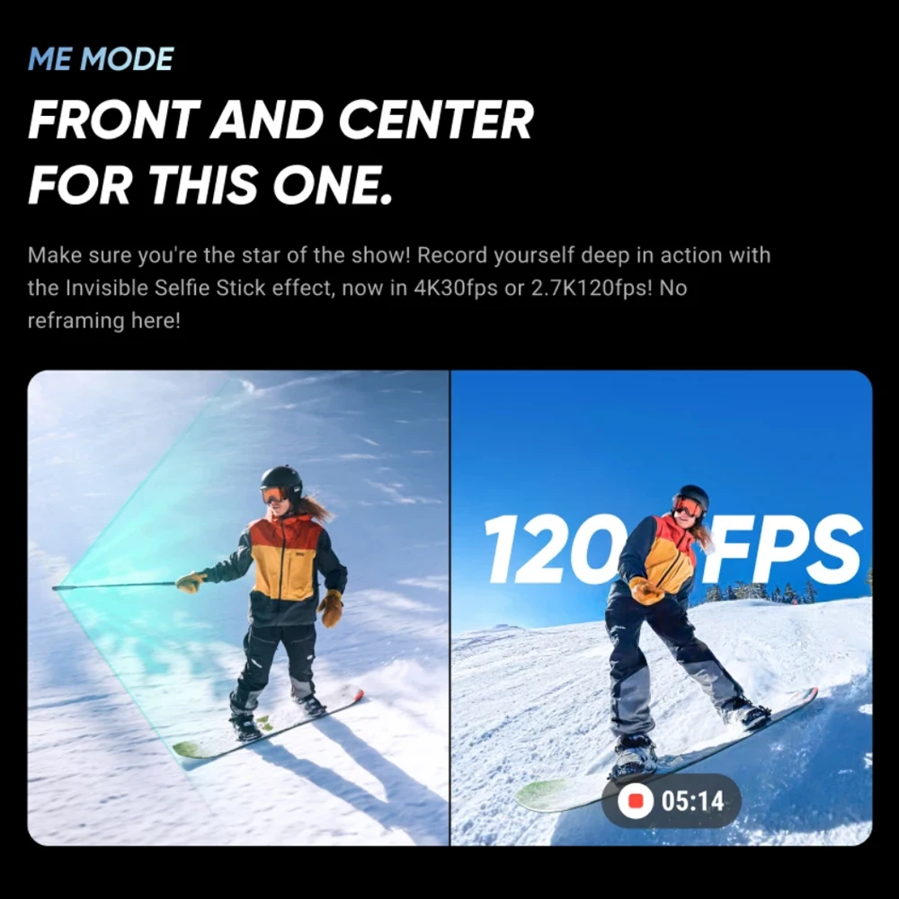 지금 도착 Insta360 X4 8K 방수 360 액션 카메라2290mAh 배터리 2.5'' 터치스크린 4K 광각 비디오 X4 카메라